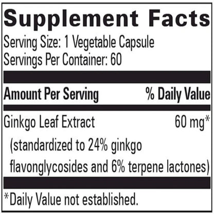 GINKGO BILOBA Progressive Labs