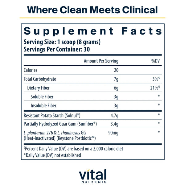 GLP-1 Daily Support Fiber Powder, Unflavored
