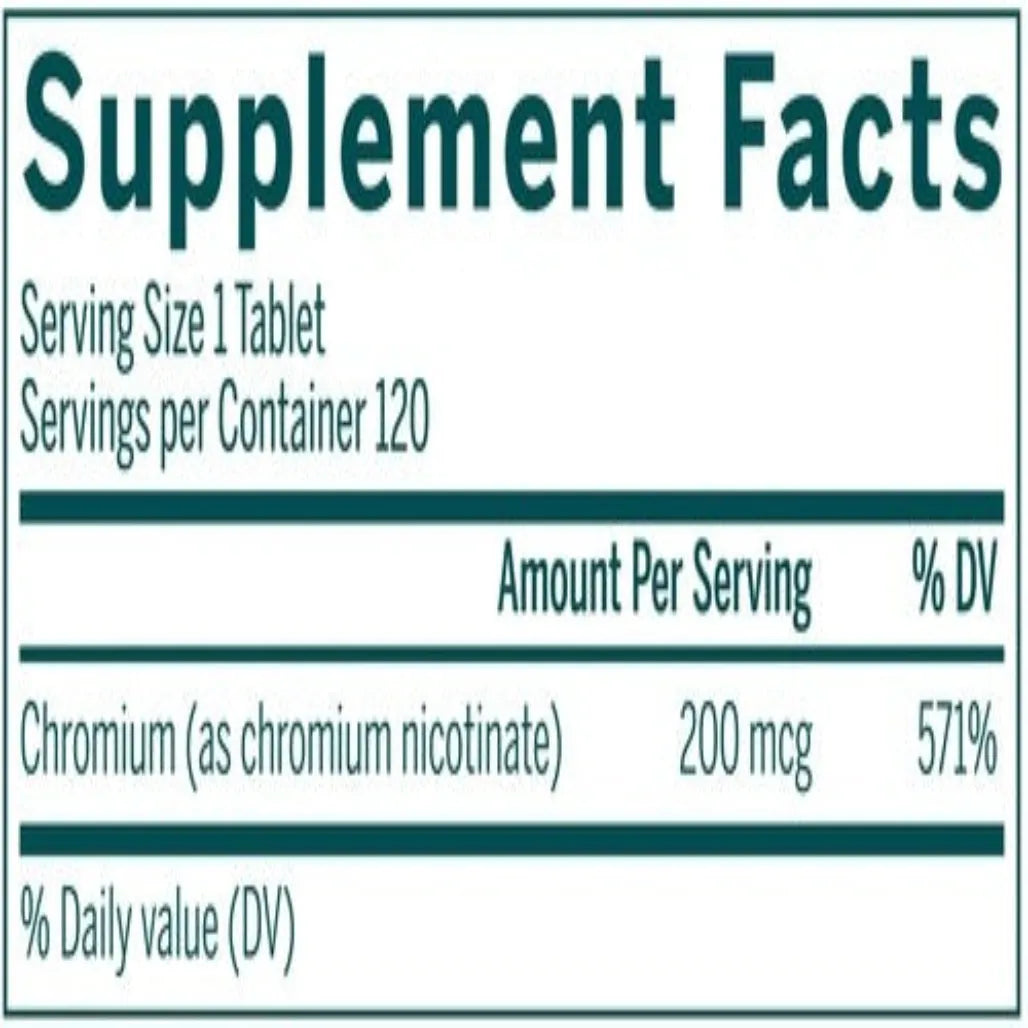 GTF Chromium 200 mcg Genestra