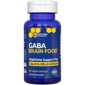 Natural Stacks Gaba Brain Food - Promote Relaxation and Improve Sleep