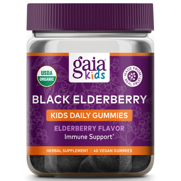 GaiaKids Everyday Elderberry Gummies Gaia Herbs
