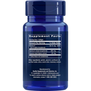 Gamma E Tocopherol w/Sesame Lignans by Life Extension