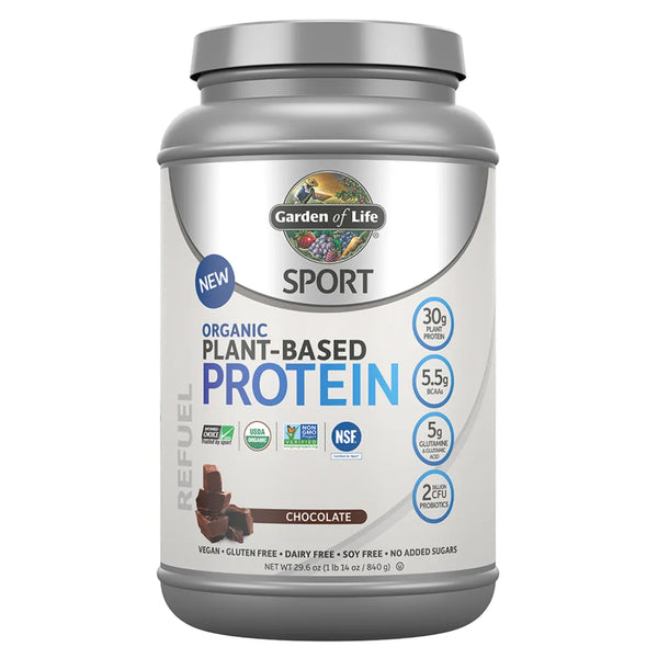 Sport Org Plant-Based Protein Chocolate Garden of Life Sport