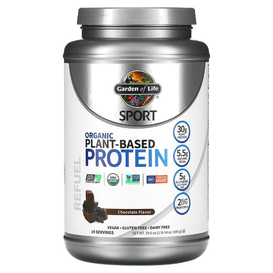 Sport Org Plant-Based Protein Chocolate Garden of Life Sport