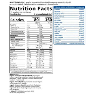 Sport Organic Plant-Based Protein Vanilla Garden of Life Sport