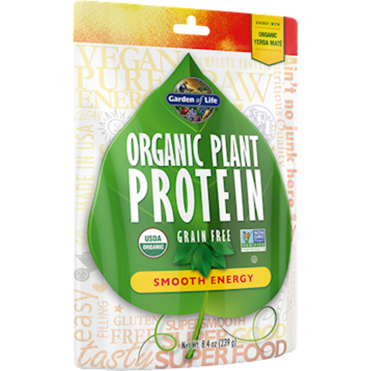 Organic Plant Protein Energy 8.4 oz Garden of life