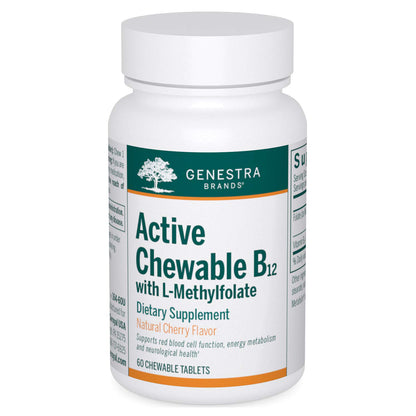 Active Chew B12 w/L-Methylfolate Genestra