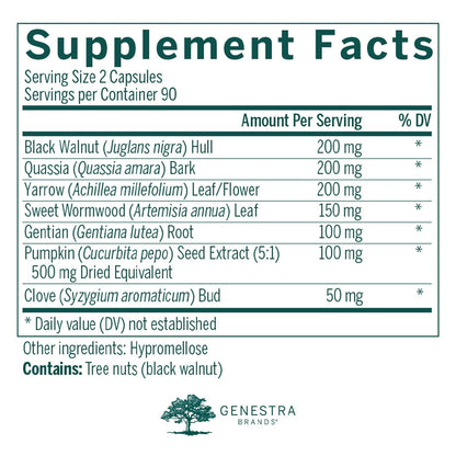 Black Walnut Capsules Genestra