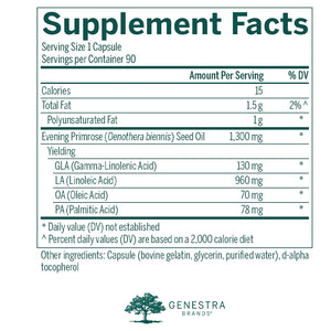 GLA 130 Primrose Oil Genestra