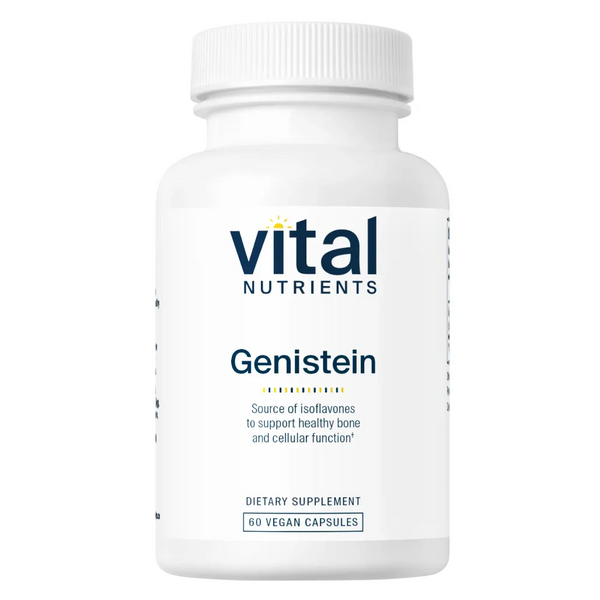 Vital Nutrients Genistein 125mg - Helps to Maintain the Healthy Functioning of Cells and Their Constant Growth