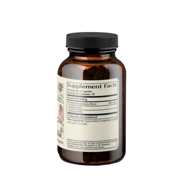 Gentian and Skullcap Capsules Wise Woman Herbals