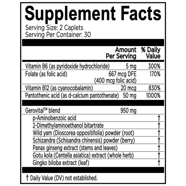 Gerovital GH3 Nutraceuticals