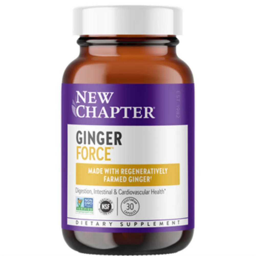 New Chapter  Ginger Force - Supports intestinal health, digestion, & cardiovascular function