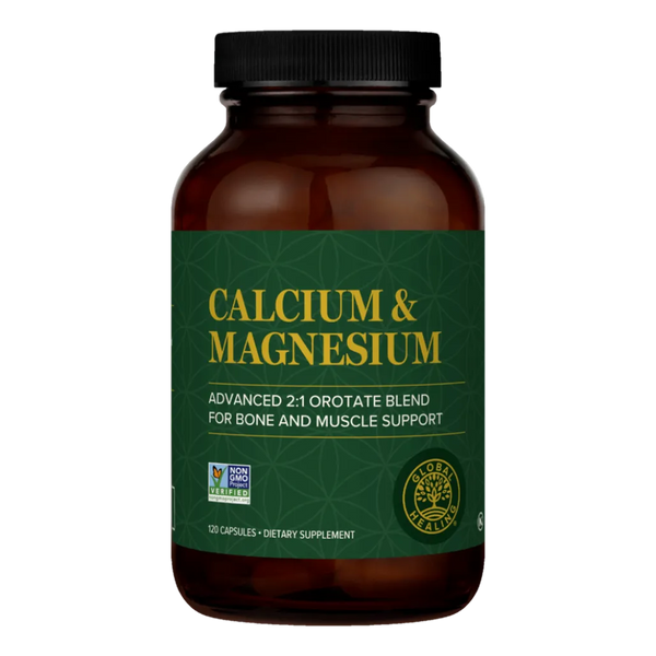 global healing calcium & mangesium supplement facts