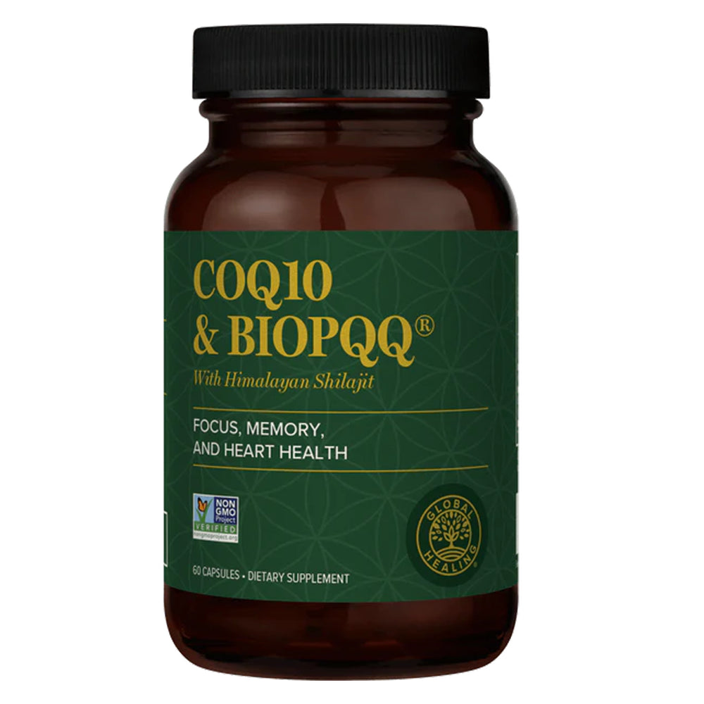 CoQ10 & BioPQQ with Shilajit by Global Healing 