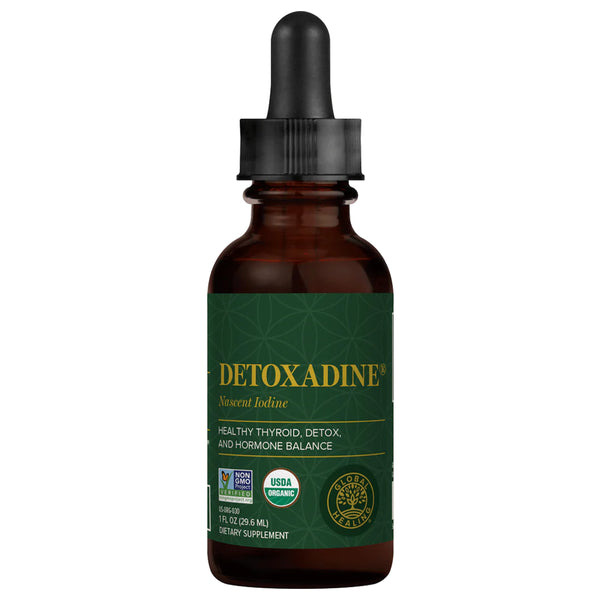 Global Healing Detoxadine - Organic Nascent Iodine - 1 oz