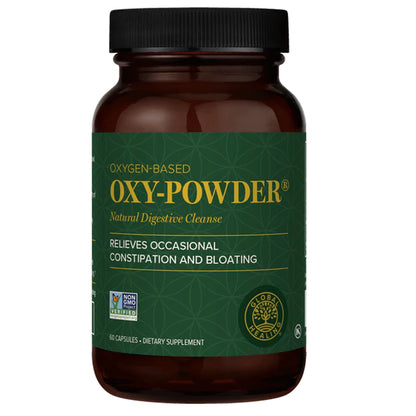 Global Healing Oxy-Powder Colon Cleanse Supplement capsules Relieves Occassional Constipation