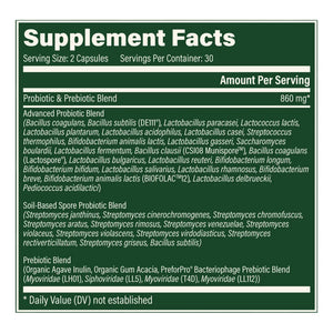 Global Healing Ultimate Probiotic Supplement Ingredients