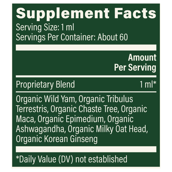 Global Healing Women's Hormone Balance 2 oz liquid Supplement Ingredients