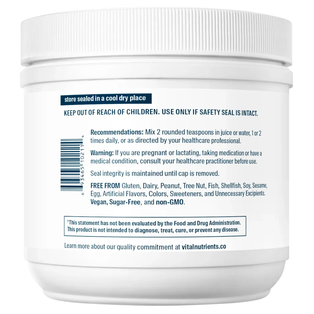 Benefits of Glutamine Powder - 225 Grams | Vital Nutrients | Aids in Tissue Growth