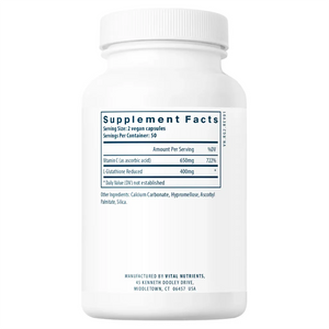 Glutathione 400 mg by Vital Nutrients at Nutriessential.com