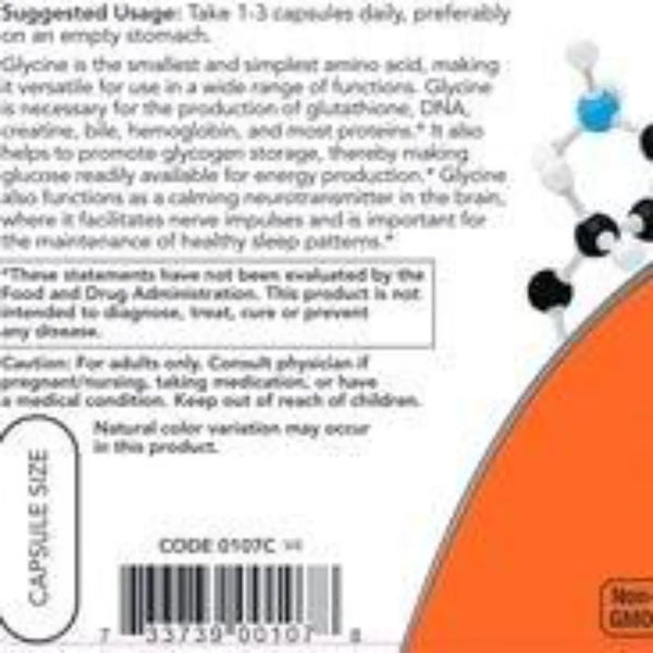 Glycine 1000 mg NOW