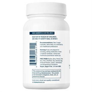 Benefits of Grape Seed Extract 100mg - 90 Vegetarian Capsules | Vital Nutrients | Supports Enzyme Systems