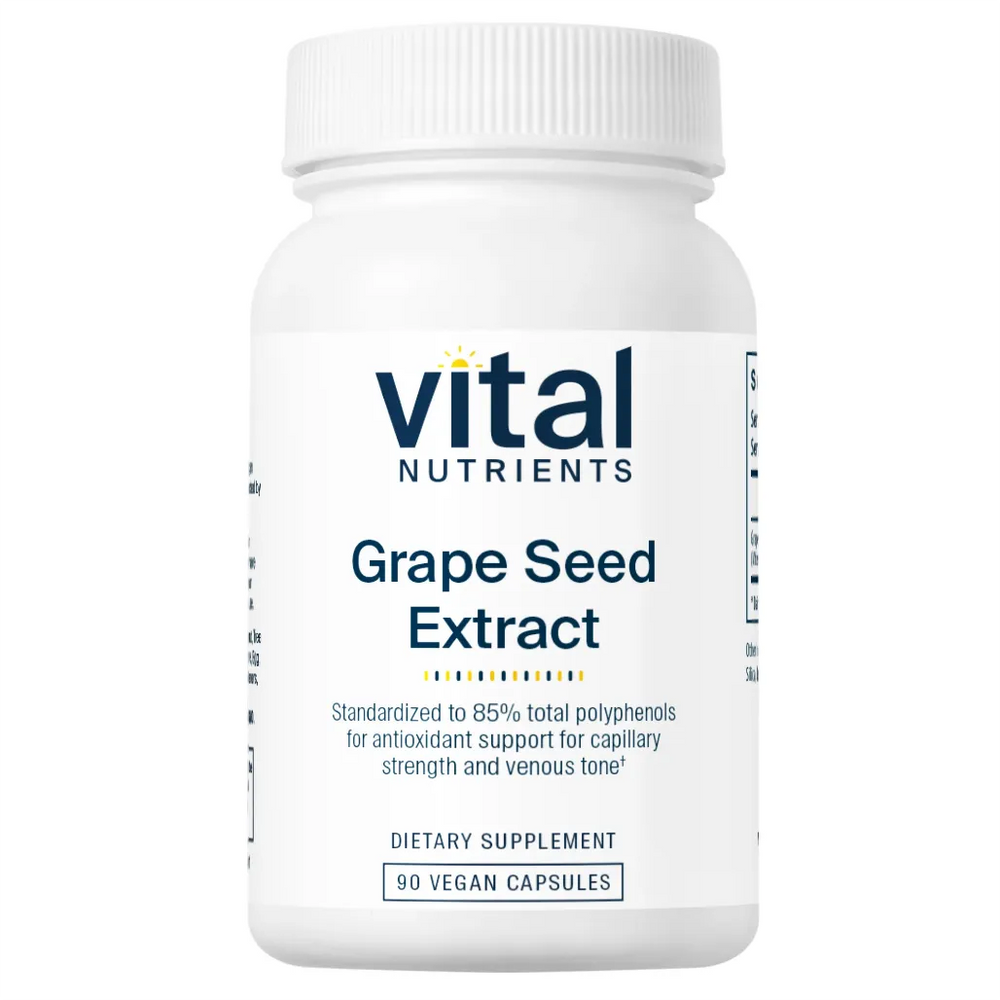Vital Nutrients Grape Seed Extract 100mg - Helps Maintain Capillary Strength and Integrity and Healthy Venous Tone
