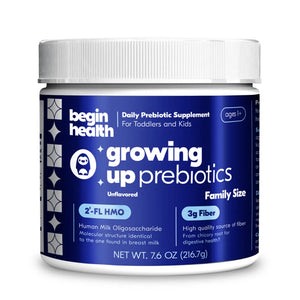 Growing Up Prebiotics Family Jar by Begin Health