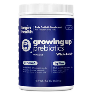 Daily prebiotic supplement for ages 1+