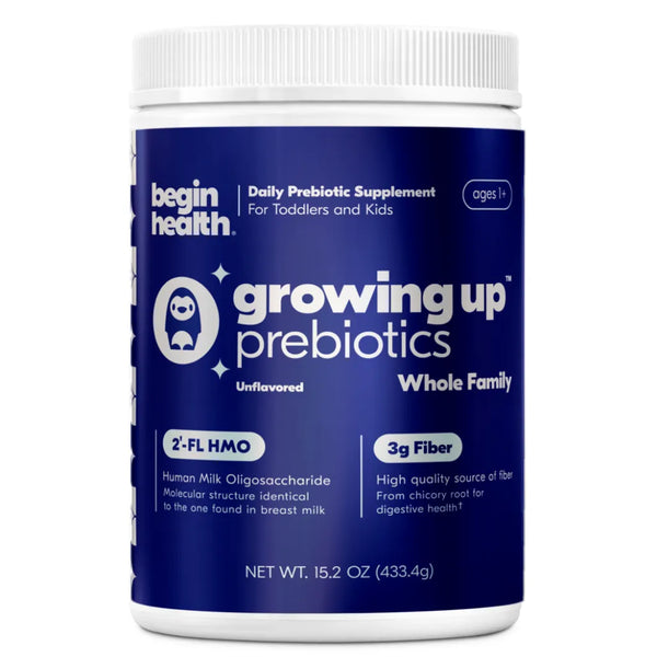 Daily prebiotic supplement for ages 1+