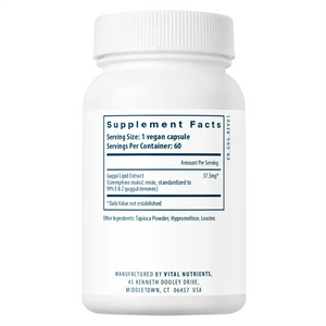 Vital Nutrients Guggul E&Z Extract 99% 75mg - Supplement  Ingredients