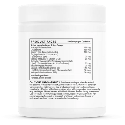 Gut Health Formula Powder thorne vet