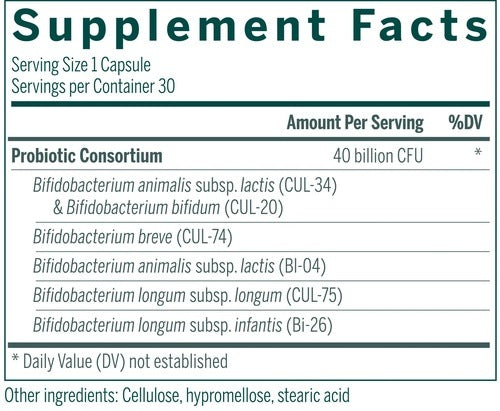 HMF Bifido capsules Genestra