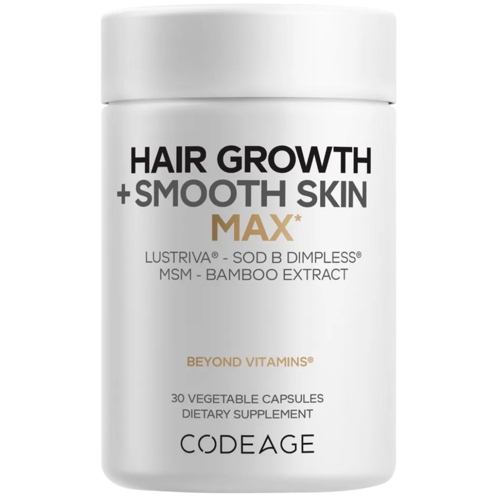 Hair Growth + Smooth Skin MAX Codeage
