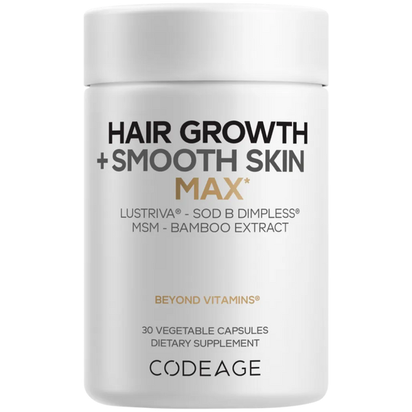 Hair Growth + Smooth Skin MAX Codeage