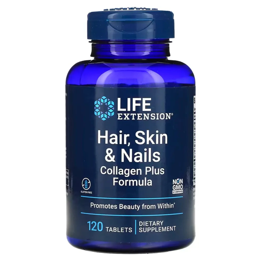 Hair, Skin & Nails with Collagen by Life Extension at Nutriessential.com