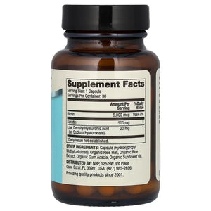 Hair, Skin and Nails by Dr. Mercola Contains Biotin, Keretin, & Hyaluronic Acid