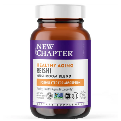 New Chapter LifeShield Reishi - supports healthy aging, vitality and longevity