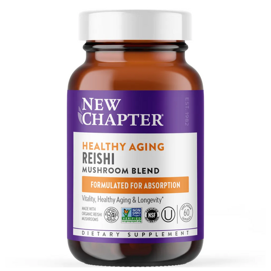 New Chapter LifeShield Reishi - supports healthy aging, vitality and longevity