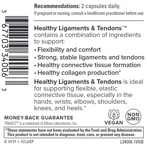 Healthy Ligaments & Tendons Terry Naturally