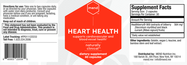 Heart Health by Mend at Nutriessential.com