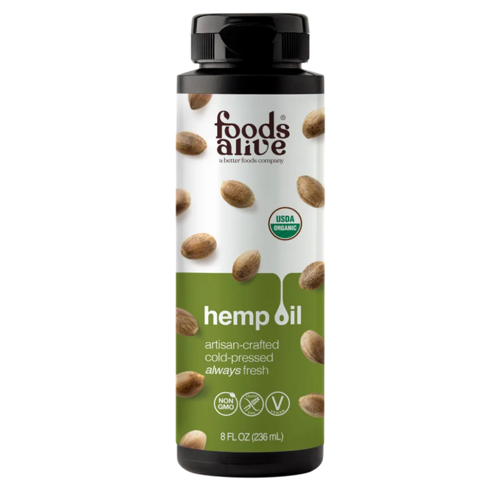 Hemp Oil Organic Foods Alive