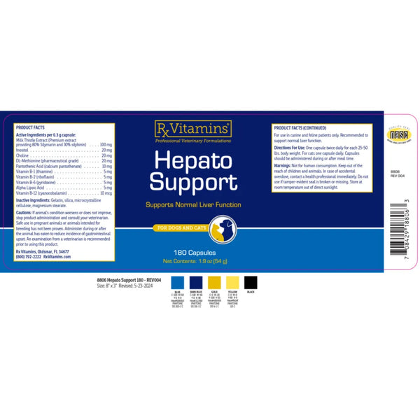Hepato Support Rx Vitamins for Pets