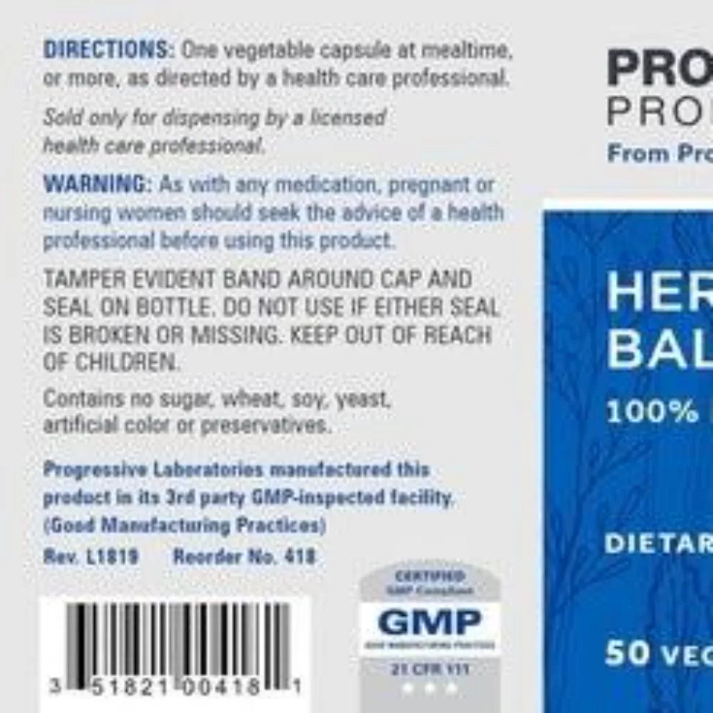 Herbal Water Balance Progressive Labs