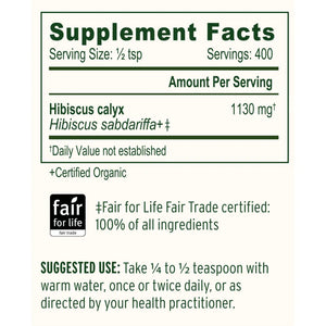 Hibiscus Powder Organic Banyan Botanicals