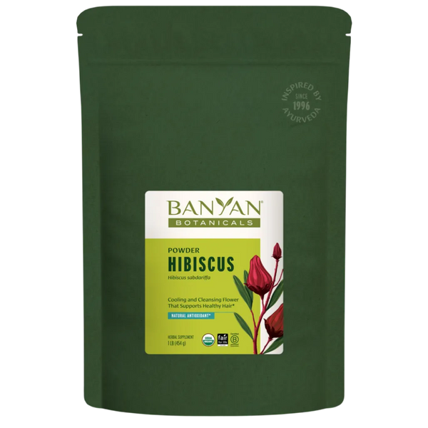 Hibiscus Powder Organic Banyan Botanicals