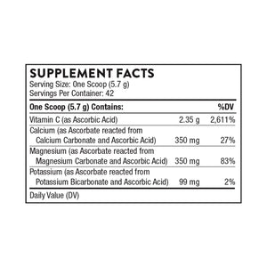 High Potency Vitamin C (formerly Buffered C Powder) Thorne