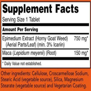 Horny Goat Weed Extract 750 mg NOW