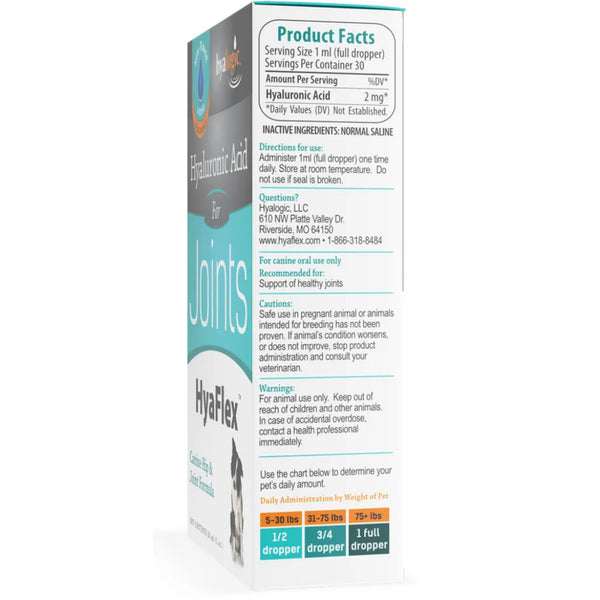 Hyaflex Liquid HA for Dogs Hyalogic